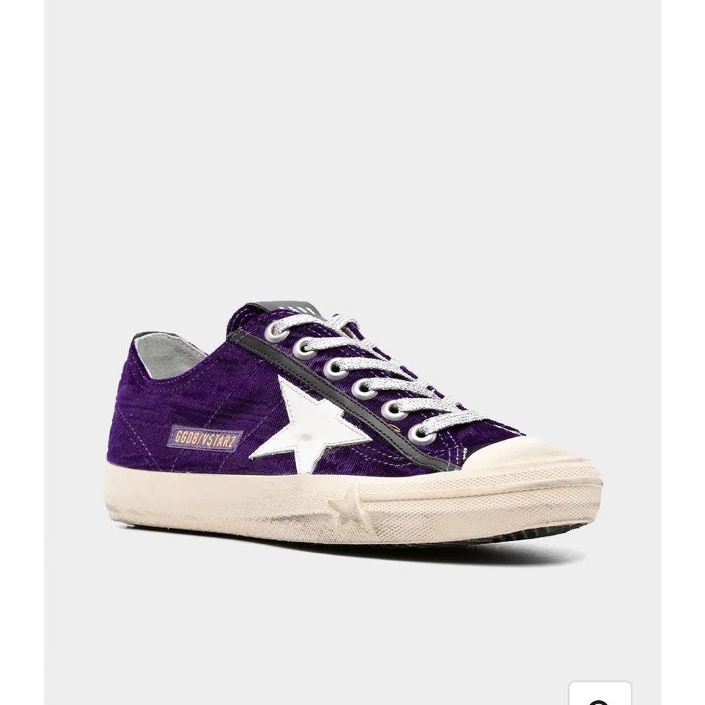 Bnib Golden Goose purple velvet sneaker size 41 (women’s 11, mens 8)